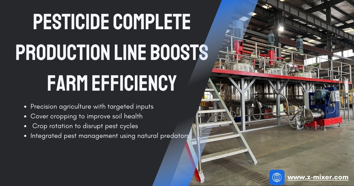 Pesticide Complete Production Line Boosts Farm Efficiency